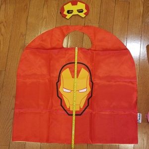 Iron Man cape & face mask
